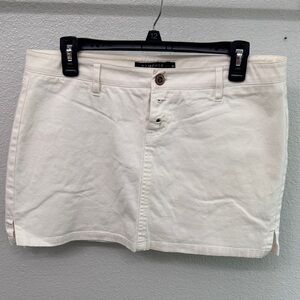 Rampage Cream Mini Skirt